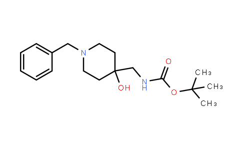 Tert-butyl (1-benzyl-4-hydroxy-4-piperidinyl)methylcarbamate