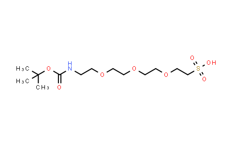 T-Boc-N-Amido-PEG3-Sulfonic Acid