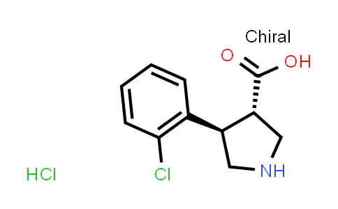 Trans-4-(2-chlorophenyl)pyrrolidine-3-carboxylic acid hydrochloride