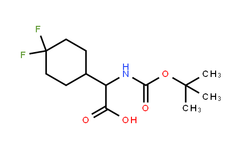 2-(4,4-Difluorocyclohexyl)-2-[(2-methylpropan-2-yl)oxycarbonylamino]acetic acid