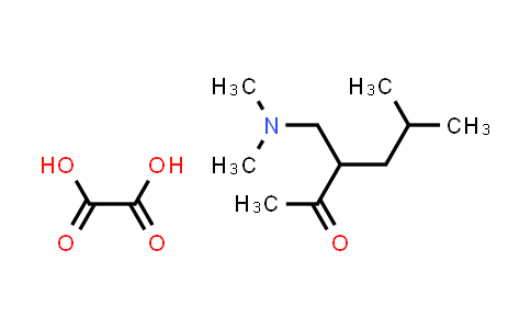 3-[(Dimethylamino)methyl]-5-methylhexan-2-one ethanedioate