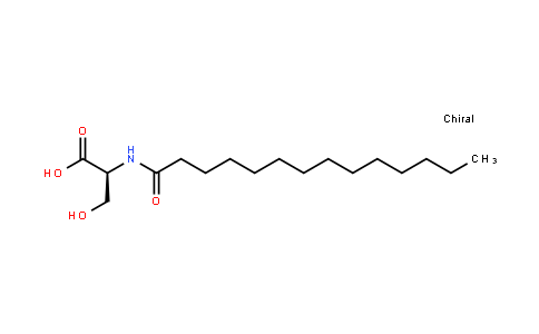 (2S)-3-hydroxy-2-(tetradecanoylamino)propanoic acid