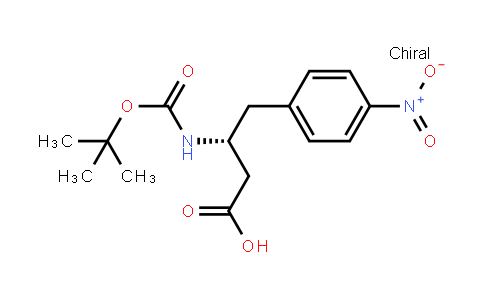 (3R)-3-[(2-methylpropan-2-yl)oxycarbonylamino]-4-(4-nitrophenyl)butanoic acid