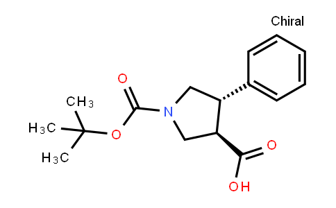 Trans-1-Boc-4-Phenylpyrrolidine-3-Carboxylic Acid