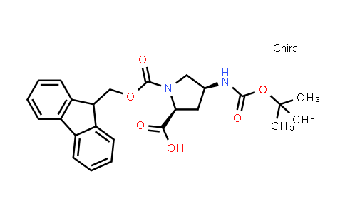 Boc-(2S,4S)-4-Amino-1-Fmoc-Pyrrolidine-2-Carboxylic Acid