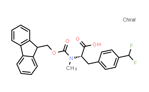 (S)-2-((((9H-Fluoren-9-YL)methoxy)carbonyl)(methyl)amino)-3-(4-(difluoromethyl)phenyl)propanoic acid