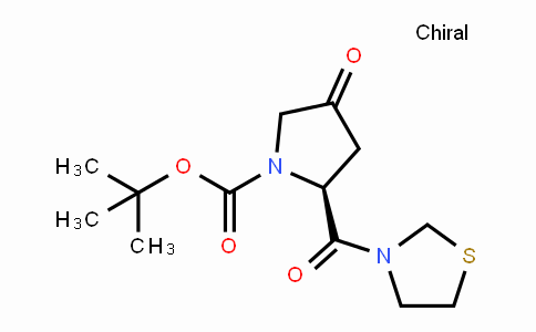 Tert-butyl (2s)-4-oxo-2-(1,3-thiazolidine-3-carbonyl)pyrrolidine-1-carboxylate