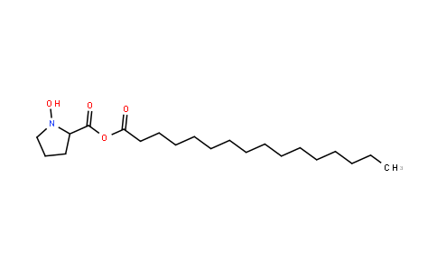 Hexadecanoyl 1-hydroxypyrrolidine-2-carboxylate