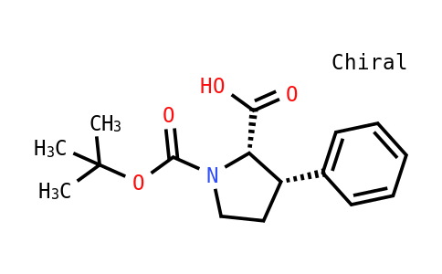 (2S,3S)-1-[(2-Methylpropan-2-YL)oxycarbonyl]-3-phenylpyrrolidine-2-carboxylic acid