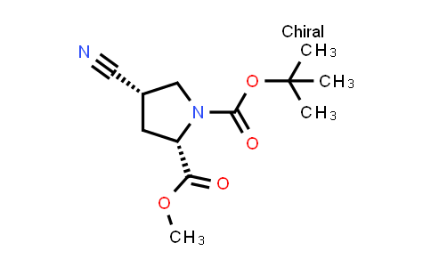 (2S,4S)-1-Tert-butyl 2-methyl 4-cyanopyrrolidine-1,2-dicarboxylate
