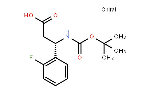 (3S)-3-(2-fluorophenyl)-3-[(2-methylpropan-2-yl)oxycarbonylamino]propanoic acid