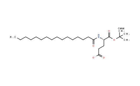 (4S)-4-(hexadecanoylamino)-5-[(2-methylpropan-2-yl)oxy]-5-oxopentanoate