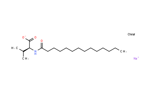 Sodium (2s)-3-methyl-2-(tetradecanoylamino)butanoate