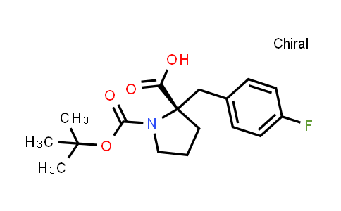 Boc-(S)-alpha-(4-fluoro-benzyl)-proline