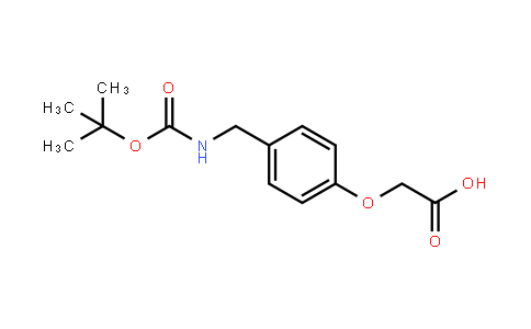 2-[4-[[(2-Methylpropan-2-yl)oxycarbonylamino]methyl]phenoxy]acetic acid