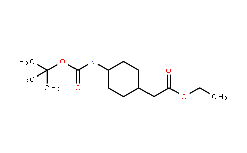 Ethyl 2-[4-[(2-methylpropan-2-yl)oxycarbonylamino]cyclohexyl]acetate