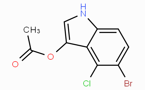 5-Bromo-4-chloro-1H-indol-3-yl acetate