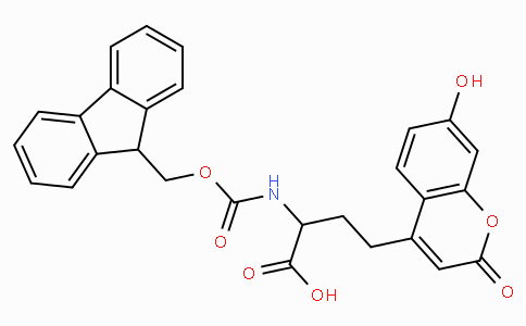 Fmoc-4-(7-hydroxycoumarin-4-yl)-Abu-OH
