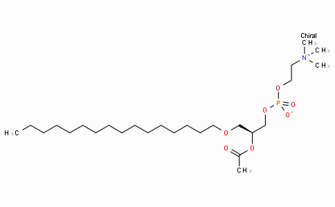 3-O-Hexadecyl-2-O-acetyl-sn-glycero-1-phosphocholine