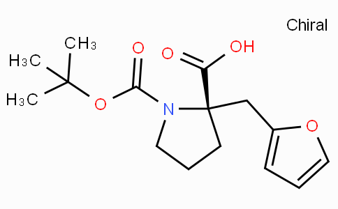 Boc-(S)-alpha-(2-furanylmethyl)-proline