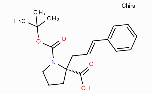 Boc-(R)-alpha-(3-phenyl-allyl)-proline
