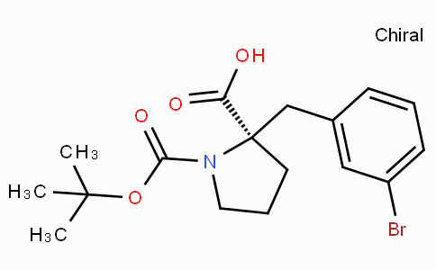 Boc-(R)-alpha-(3-bromo-benzyl)-proline