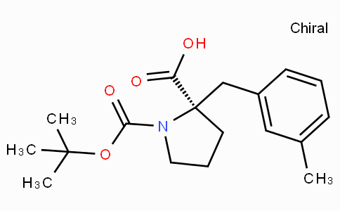 Boc-(R)-alpha-(3-methyl-benzyl)-proline