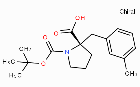 Boc-(S)-alpha-(3-methyl-benzyl)-proline