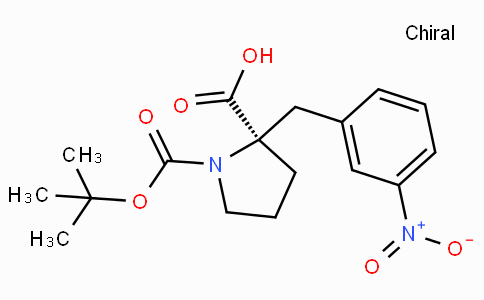 Boc-(R)-alpha-(3-nitro-benzyl)-proline