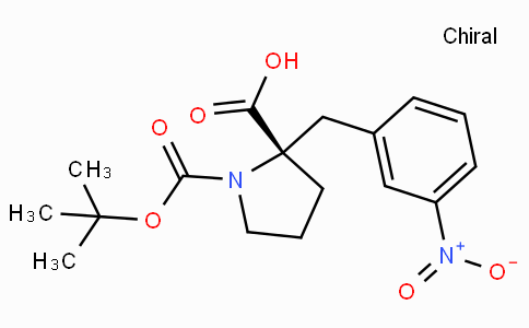 Boc-(S)-alpha-(3-nitro-benzyl)-proline