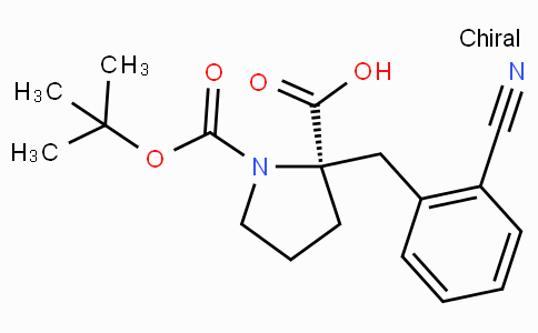 Boc-(R)-alpha-(2-cyano-benzyl)-proline