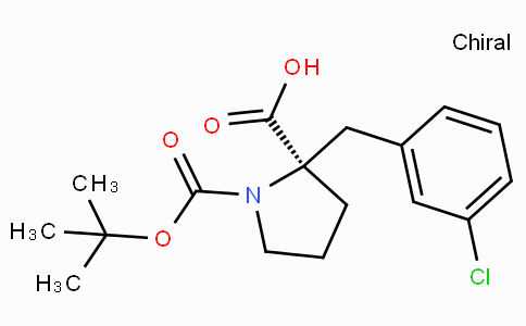 Boc-(R)-alpha-(3-chloro-benzyl)-proline