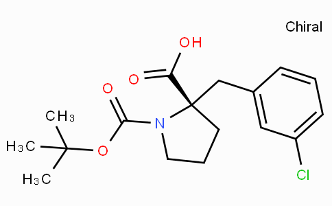 Boc-(S)-alpha-(3-chloro-benzyl)-proline