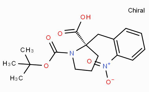 Boc-(R)-alpha-(2-nitro-benzyl)-proline