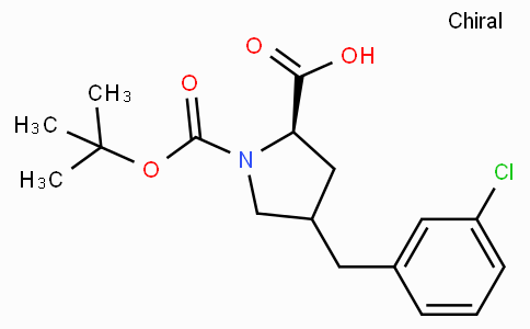 Boc-(R)-gamma-(3-chloro-benzyl)-L-proline