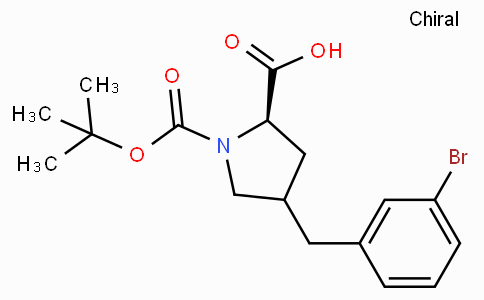 Boc-(R)-gamma-(3-bromo-benzyl)-L-proline