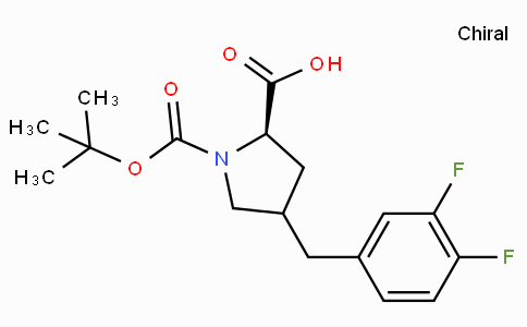 Boc-(R)-gamma-(3,4-difluoro-benzyl)-L-proline