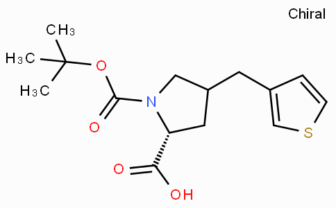 Boc-(R)-gamma-(3-thienyl-methyl)-L-proline