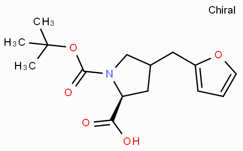 Boc-(S)-gamma-(2-furanyl-methyl)-L-proline