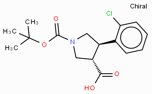 Boc-(+/-)-trans-4-(2-chloro-phenyl)-pyrrolidine-3-carboxylic acid