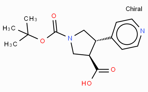 Boc-(+/-)-trans-4-(4-pyridinyl)-pyrrolidine-3-carboxylic acid