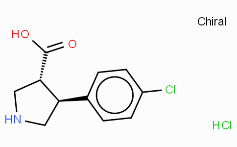 (+/-)-trans-4-(4-chloro-phenyl)-pyrrolidine-3-carboxylic acid-HCl