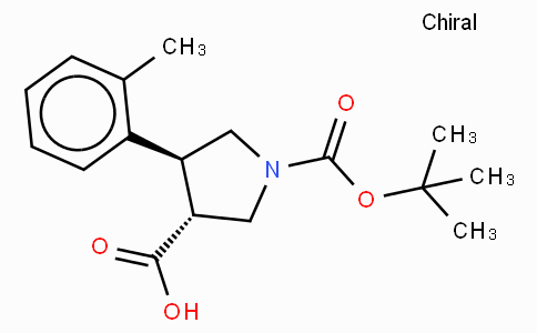 Boc-(+/-)-trans-4-(2-methyl-phenyl)-pyrrolidine-3-carboxylic acid