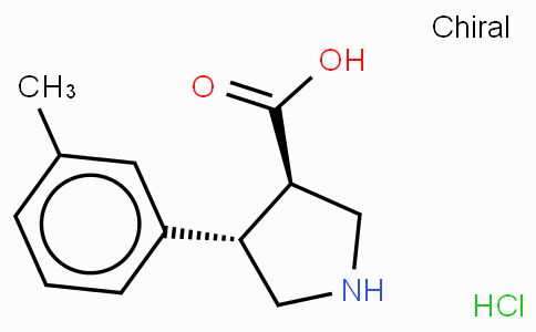 (+/-)-trans-4-(3-methyl-phenyl)-pyrrolidine-3-carboxylic acid-HCl