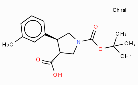 Boc-(+/-)-trans-4-(3-methyl-phenyl)-pyrrolidine-3-carboxylic acid