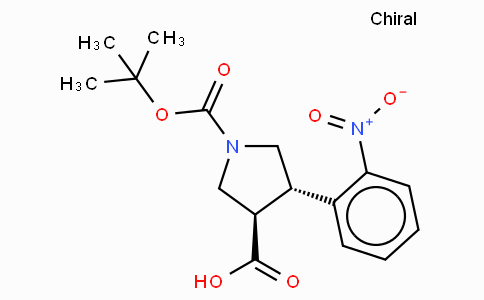 Boc-(+/-)-trans-4-(2-nitro-phenyl)-pyrrolidine-3-carboxylic acid