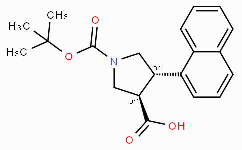 Boc-(+/-)-trans-4-(1-naphthyl)-pyrrolidine-3-carboxylic acid