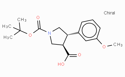 Boc-(+/-)-trans-4-(3-methoxy-phenyl)-pyrrolidine-3-carboxylic acid