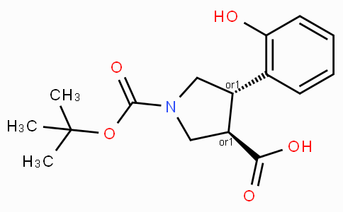 Boc-(+/-)-trans-4-(2-hydroxy-phenyl)-pyrrolidine-3-carboxylic acid