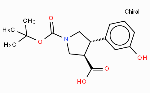 Boc-(+/-)-trans-4-(3-hydroxy-phenyl)-pyrrolidine-3-carboxylic acid